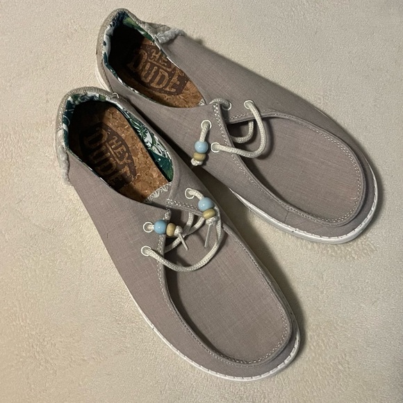 Hey Dude Wendy Fringe Rose Size 8 - Picture 1 of 4